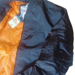 Lonsdale MA1 black bomber jacket