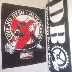 Bandera Love Jiu-Jitsu & Hate Fascism