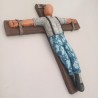 Figura grande Skinhead crucificado