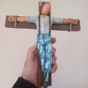 Figura grande Skinhead crucificado