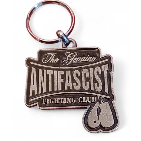 Llavero lacado Antifascist Fighting Club