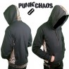Sudadera Punk Leopardo cresta