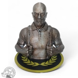 Large Skinhead decoration figure with suspenders