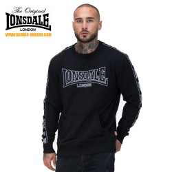 Sudadera clásica Lonsdale con cinta logos