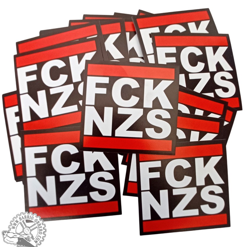 Lot 100 FCK NZS stickers