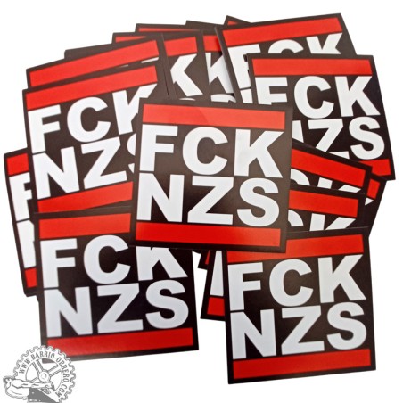 Lote 100 adhesivos FCK NZS