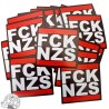 Lote 100 adhesivos FCK NZS