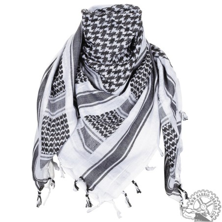 Pañuelo palestino blanquinegro