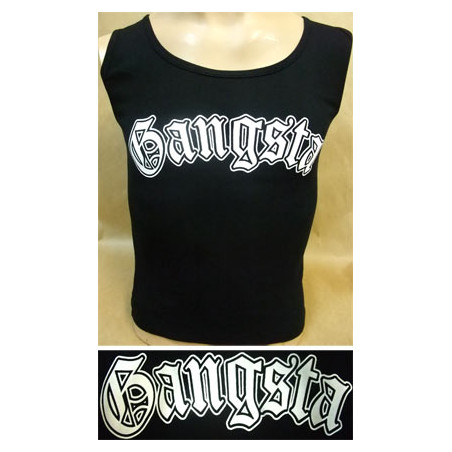 Camiseta tirantes mujer Gangsta