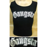 Women's T-shirt suspenders Gangsta