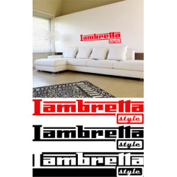 Adhesivo grande Lambretta Style