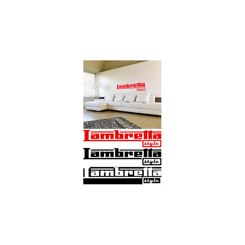 Large adhesive Lambretta Style