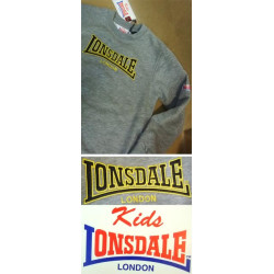 Grey embroidered Lonsdale...