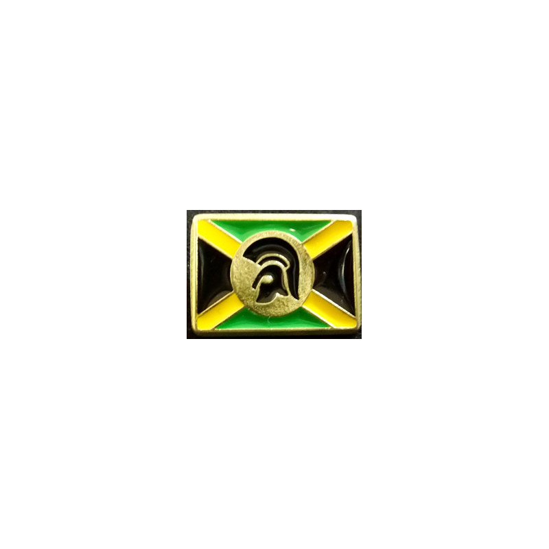 Pin casco trojan jamaica
