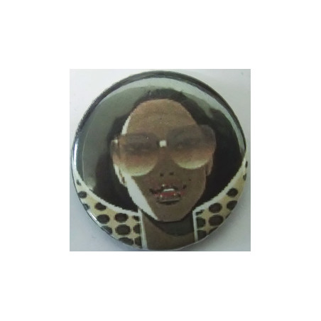 Afro funk girl badge