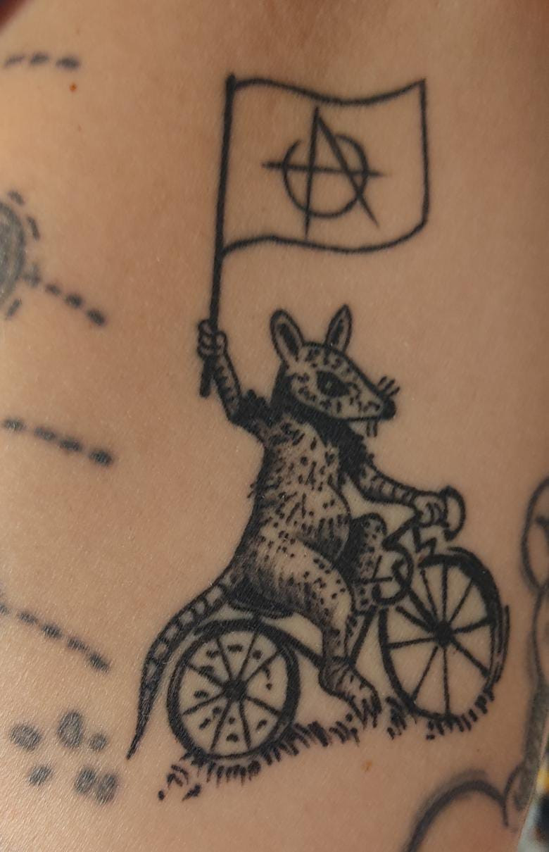 punk rat tattoo