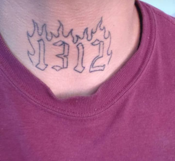 1312 tattoo