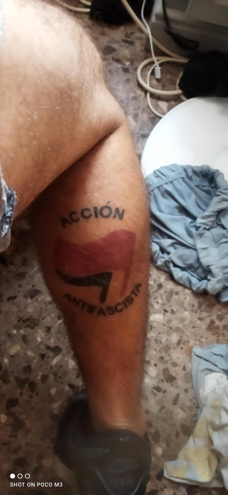 accion antifascista tattoo