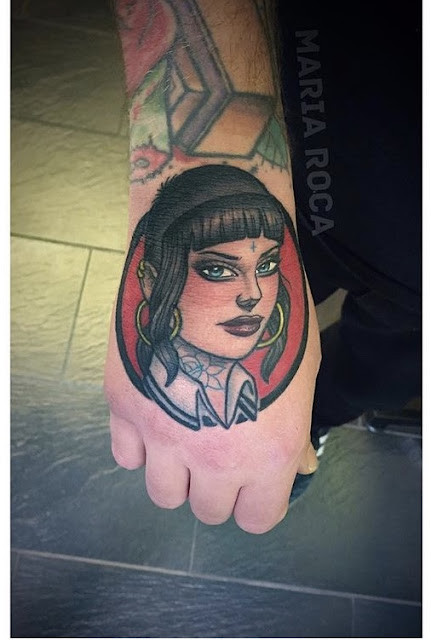 Maria Roca Skingirl tattoo